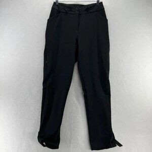 GYMSHARK Pants Womens Size S Technical Tapered Leg Stretch Outdoor Hiking Black